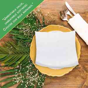 Serviette de cheveux jetable non tissée écologique blanche à carreaux 30x40cm 60gsm pour salon de coiffure et spa, séchage rapide, avec emballage personnalisé - Product Image 4