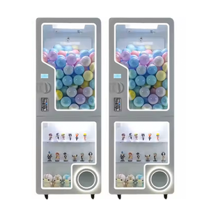 ماكينة بيع إلكترونية عصرية بطبقة واحدة، تعمل بالعملة المعدنية، لبيع كرات العلكة والكرات النطاطة للأطفال - Product Image 1