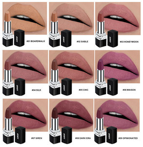 Cosmético Original maquillaje tubo de plata mate cremoso lápices labiales vitamina E alisado Multi colores impermeable lápiz labial de larga duración - Product Image 2