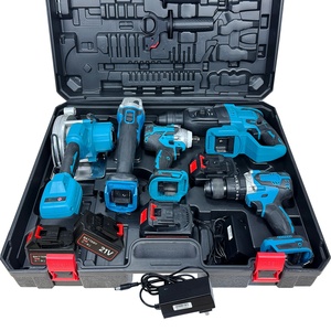 DN 5in1 không chổi than chuyên nghiệp điện đa chức năng hoàn chỉnh không dây makitas tương tự Combo kit công cụ điện 4 pin 2 sạc - Product Image 1