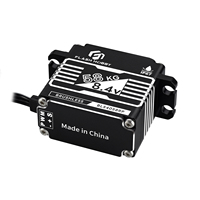 Flashhobby Servo Digital sin Escobillas de Alto Torque 58KG, Programable, 0.12s, Carcasa CNC Completa, IP67 Impermeable, Engranajes Metálicos para Coche RC y Robot