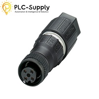 Connecteur M12 SACC-M12FS-4QO-0.75, 4 broches femelle, codage A, connexion QUICKON IDC 0,75 mm² pour capteur industriel, actionneur, automatisation
