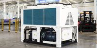 Enfriador Modular Refrigerado por Aire de 30kW 50kW 100kW, Sistema de Refrigeración Modular HVAC Escalable para Uso Industrial