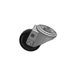 Roue thermodurcissable 67 avec support en acier inoxydable NLX et trou de fixation, 300 kg - Product Image 1