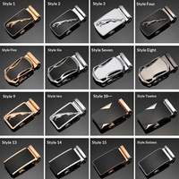 Vente en gros pour fabricants MENGZHE BB2025091254 Tête de boucle de ceinture automatique en alliage 4.0 pour homme, compatible avec les ceintures de 3.5 cm de large, style professionnel polyvalent et simple