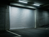 Porte à enroulement en alliage d'aluminium à isolation thermique avec design minimaliste pour utilisation en supermarché et contrôle de la température