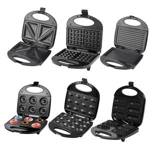 Vente en gros de plaques détachables de cuisine 800w mini <span class=keywords><strong>gaufrier</strong></span> électrique <span class=keywords><strong>rotatif</strong></span> portable machine à sandwich 7 en 1 - Product Image 3