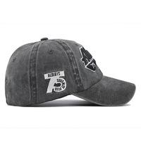 Casquette de baseball OEM 6 panneaux en coton lavé avec logo brodé 3D en relief personnalisé pour les grossistes, usine BSCI, faible MOQ, prix direct