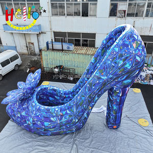 أحذية كعب عالي قابلة للنفخ باللون الأزرق العملاق للإعلانات - مبيعات ساخنة - Product Image 1