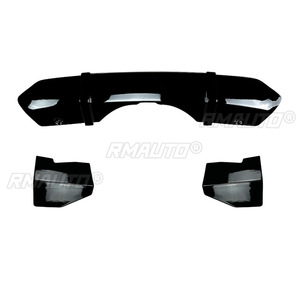 ดิฟฟิวเซอร์กันชนหลังแบบมันเงา/ลายคาร์บอน พร้อมลิ้นสปอยเลอร์กันชนหลัง สำหรับ BMW X5 F15 M Sport ปี 2014-2018 - Product Image 2