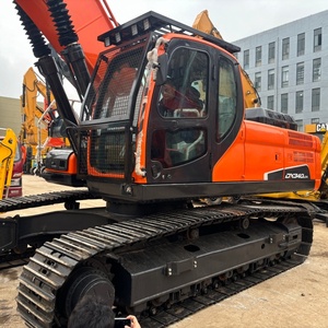 Excavadora de cadenas Doosan DX340LCA usada del 2020, 34 toneladas, con cucharón y martillo para minería - Product Image 3