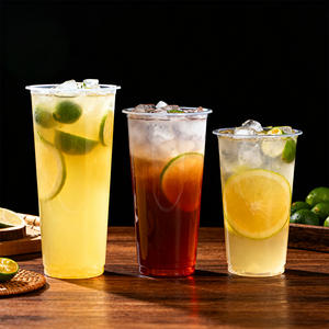 लोकेयो 16oz 12oz 32oz कस्टम मुद्रित प्लास्टिक कप के लिए लिड और स्ट्रैंड के साथ ढक्कन और स्ट्रॉस के साथ प्लास्टिक कप - Product Image 4