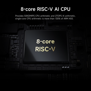 Cam Pi rv2 ban phát triển 8GB RAM RISC-V ai bảng duy nhất máy tính 2 Tops npu Wifi + bt5.0 Gigabit Ethernet M2 NVME SSD SBC - Product Image 2