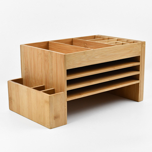 Wdf nhà máy bán buôn bằng gỗ bàn tổ chức văn phòng tập tin giá Bàn mặt hàng Tre bàn tổ chức cho văn phòng sử dụng - Product Image 3