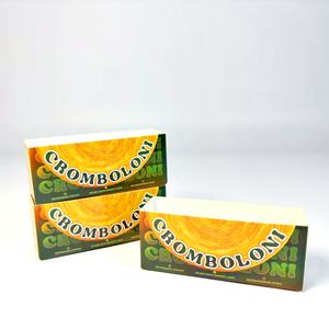 Scatola pieghevole gialla personalizzata sicura per alimenti stampa resistente OEM design scatola regalo per biscotti caffè prem - Product Image 5