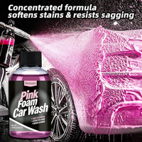 Tisartmake Shampooing Mousse Rose pour Lavage Auto 100ml Formule Neutre Liquide Extérieur Automobile Bulles Abondantes Nettoyage Doux et Sûr pour la Peinture