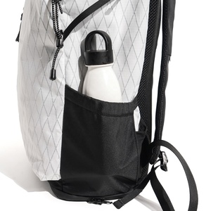 Mochila Shengyi Diamond Grid Roll Top, Ligera, Informal, para Hombres y Mujeres, para la Escuela, Viajes - Product Image 3