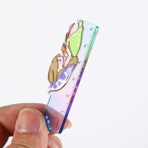 Regla Portátil Mini Personalizada con Llavero Creativo de Plástico y Colgante Acrílico Personalizado para Estudiantes - Product Image 6