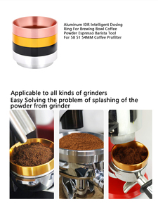 ESUNSE Taza Dosificadora de Café <span class=keywords><strong>Barista</strong></span> Express Magnética de Aluminio de Alta Calidad, 1 Unidad, 51MM/54MM/58MM, Ecológica, Presiona Uniformemente - Product Image 2