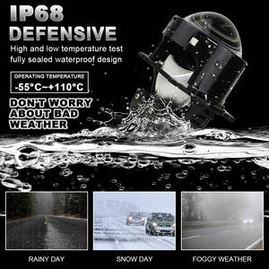 Faros Delanteros Bi-LED Súper Brillantes de 3 Pulgadas K116, Luz Alta y Baja, 60W, 24V, IP68, Impermeables, 6500 Lúmenes, 6000K, Universales para Automóvil - Product Image 4