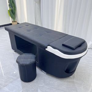 Cama de Masaje para Lavado de Cabello con Vapor <span class=keywords><strong>y</strong></span> Terapia de Agua para <span class=keywords><strong>Spa</strong></span> Capilar, Lavacabezas para Salón de Belleza <span class=keywords><strong>y</strong></span> Silla de Champú - Product Image 3