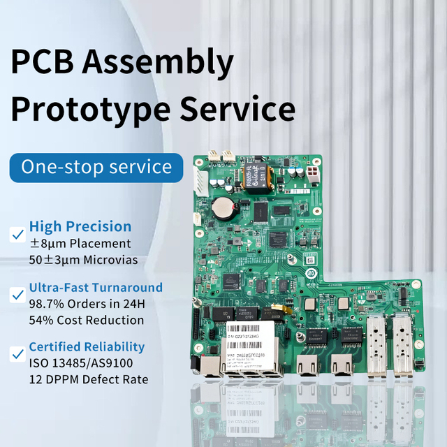 AS9100D OEM One-Stop PCB Assembly Prototyping - IPC Class 3 Precision for Aerospace & Industrial Automation
