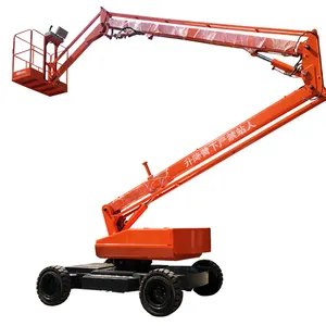 Bras-levage automatique télescopique, plateforme de travail aérien pour le travail à une hauteur - Product Image 1