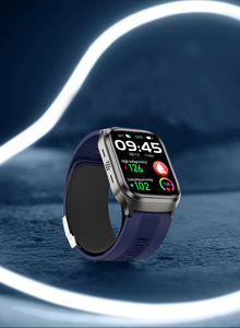 Montre connectée carrée intelligente avec surveillance <span class=keywords><strong>de</strong></span> la température, <span class=keywords><strong>mesure</strong></span> <span class=keywords><strong>de</strong></span> la tension artérielle, oxymètre <span class=keywords><strong>de</strong></span> pouls et ECG – Nouveau design 2025 – Modè<span class=keywords><strong>le</strong></span> exclusif - Product Image 5