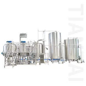 Tiantai 1500L turnkey three vessel groggery beer microbrewery supplier