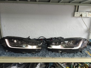 Faros LED Plug and Play para <span class=keywords><strong>Jaguar</strong></span> <span class=keywords><strong>F</strong></span>-<span class=keywords><strong>PACE</strong></span> <span class=keywords><strong>X761</strong></span> 2019, Versión Alta, con Función AFS, Sin Programación, Sin Códigos de Error - Product Image 6