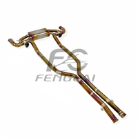 Échappement Valvetronic en alliage de titane de haute qualité pour Mercedes-Benz SLS AMG 6.2L V8, échappement Catback avec contrôleur, tuyaux d'échappement