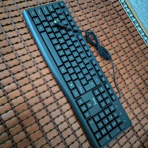 Deioq DY-803S 104 Keys <b>Wired</b> Full Size Membrane <b>Keyboard</b> Office Use - Product Image 3