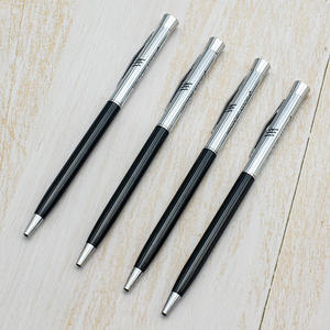 Bolígrafo de Metal Negro con Nombre de Empresa Impreso, Regalo para Invitados de Boda - Product Image 3