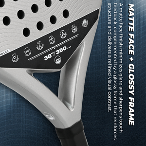 Raqueta de Pádel Metálica de Carbono Completo, Innovadora y Popular de Clase Mundial, con Marco Reforzado con Carbono 3K, Hoja de Pádel Duradera y Estable - Product Image 6