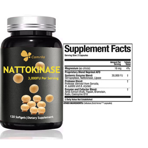 Extracto de Natto Natural Puro OEM, Vitaminas 3,000FU, Cápsulas Blandas de Nattokinasa, Suplemento para Adultos, Salud Circulatoria, Digestiva e Intestinal - Product Image 2