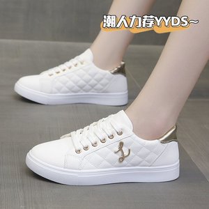 Nuove <span class=keywords><strong>Scarpe</strong></span> Sportive Bianche con Lacci Stile Coreano Estate 2025 per Donne, Sneakers Basse Casual per Corsa, Autunno Primavera Inverno - Product Image 5