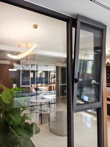 Fenêtre à battants verticaux inclinables et pivotants avec isolation thermique, design moderne, certifiée Energy Star pour salon et école - Product Image 5