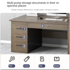 <span class=keywords><strong>Bureau</strong></span> en bois SHENYING avec chaise intégrée – Idéal pour le personnel de <span class=keywords><strong>bureau</strong></span>, les enseignants et les étudiants (<span class=keywords><strong>bureau</strong></span> d'écriture individuel, <span class=keywords><strong>bureau</strong></span> informatique) - Product Image 4