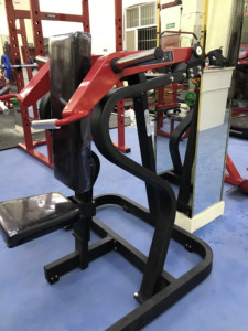 Gym Fitness Cargador medio <span class=keywords><strong>Prensa</strong></span> de pecho <span class=keywords><strong>sentado</strong></span> de acero Máquina de entrenamiento funcional 80kg <span class=keywords><strong>Prensa</strong></span> de Banco de hombro <span class=keywords><strong>horizontal</strong></span> inclinada - Product Image 3
