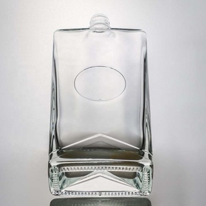 Venta al por mayor, vodka cuadrada, whisky, <span class=keywords><strong>ron</strong></span>, ginebra, Tequila, brandy, botella de licor personalizada de 750ml - Product Image 2