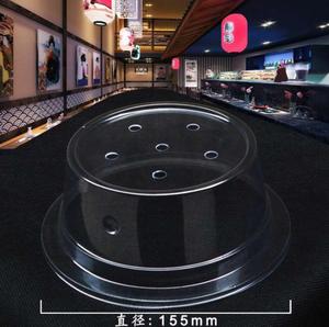 Couvercle en plastique pour <span class=keywords><strong>Sushi</strong></span> Plat Cuisine Outil Buffet Convoyeur Réutilisable Transparent Gâteau Plaque Alimentaire Couverture Restaurant Accessoires - Product Image 5