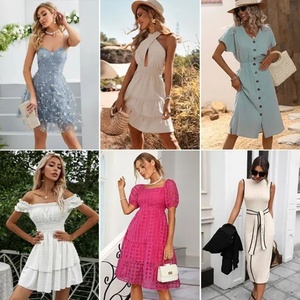 Vêtements d'occasion 2023, Robe d'été sexy pour femme, Robe décontractée, Vêtements en stock, Vêtements neufs de marques variées, T-shirt, Maillot de bain - Product Image 4
