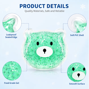 Impacco di Ghiaccio in Gel Riutilizzabile Personalizzato per Alleviare il Dolore da Lesioni, Febbre e Mal di Testa per Bambini - Product Image 3