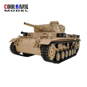 Modè<span class=keywords><strong>le</strong></span> de char <span class=keywords><strong>moyen</strong></span> PanzerKampfwagen III H 3849-1 RC, jouets télécommandés IR+BB Battle 2.4Ghz, cadeaux - Product Image 2