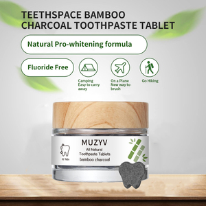 Tùy chỉnh rắn Kem Đánh Răng Fluoride miễn phí than tre hoạt tính hơi thở tươi du lịch kem đánh răng máy tính bảng - Product Image 3
