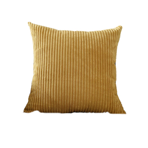 Solid Soft Textured Corduroy <strong>Cushion</strong> Cover <strong>Striped</strong> Throw Pillows Cases Plain Farmhouse Pillow Covers for Home Hotel Hospital Use - Product Image 6
