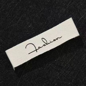 <span class=keywords><strong>Vêtements</strong></span> tissés à col personnalisé Tissé Main LWashed Mark Collar Label Factory - Product Image 4