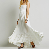 Nouvelle robe maxi en mousseline de soie pour femmes, robe de créateur OEM, vêtements pour femmes, robes élégantes, robes longues bohèmes décontractées pour femmes, robe d'été personnalisée