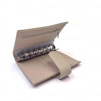 Classeur personnalisé de haute qualité A4 A5 A6 A7 classeur agenda personnel pour bagues en argent de couleur kaki