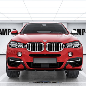 ชุดแต่งกันชนหน้า BMW X6 F16 M Sport พร้อมลิ้นดิฟฟิวเซอร์ สปอยเลอร์ สปลิตเตอร์ สำหรับ BMW X6 F16 M Sport ปี 2015-2019 อุปกรณ์ตกแต่งรถยนต์ - Product Image 5